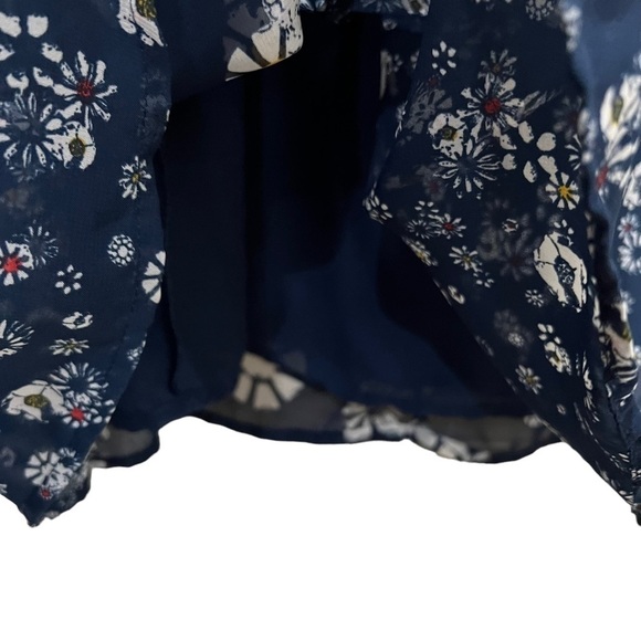 Jason Wu for Target XS Navy Blue Floral Print Sleeveless Tank Dress O - Picture 4 of 6